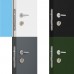 Lock, Handle & Key Set c/w Thumb Turn Inside,  Key Lock Exterior + 3 Keys + Handle